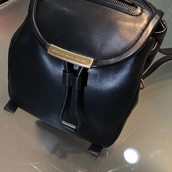 Marc by Marc Jacobs Luna Mini Leather Backpack Black 100% Cow Leather main image 7